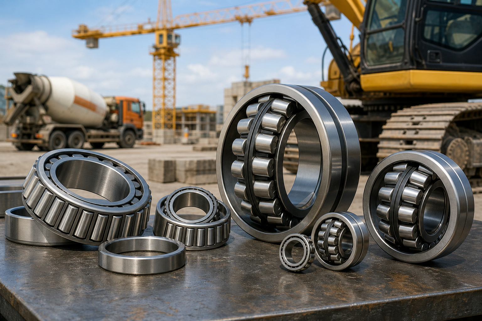 Construction bearing products and application