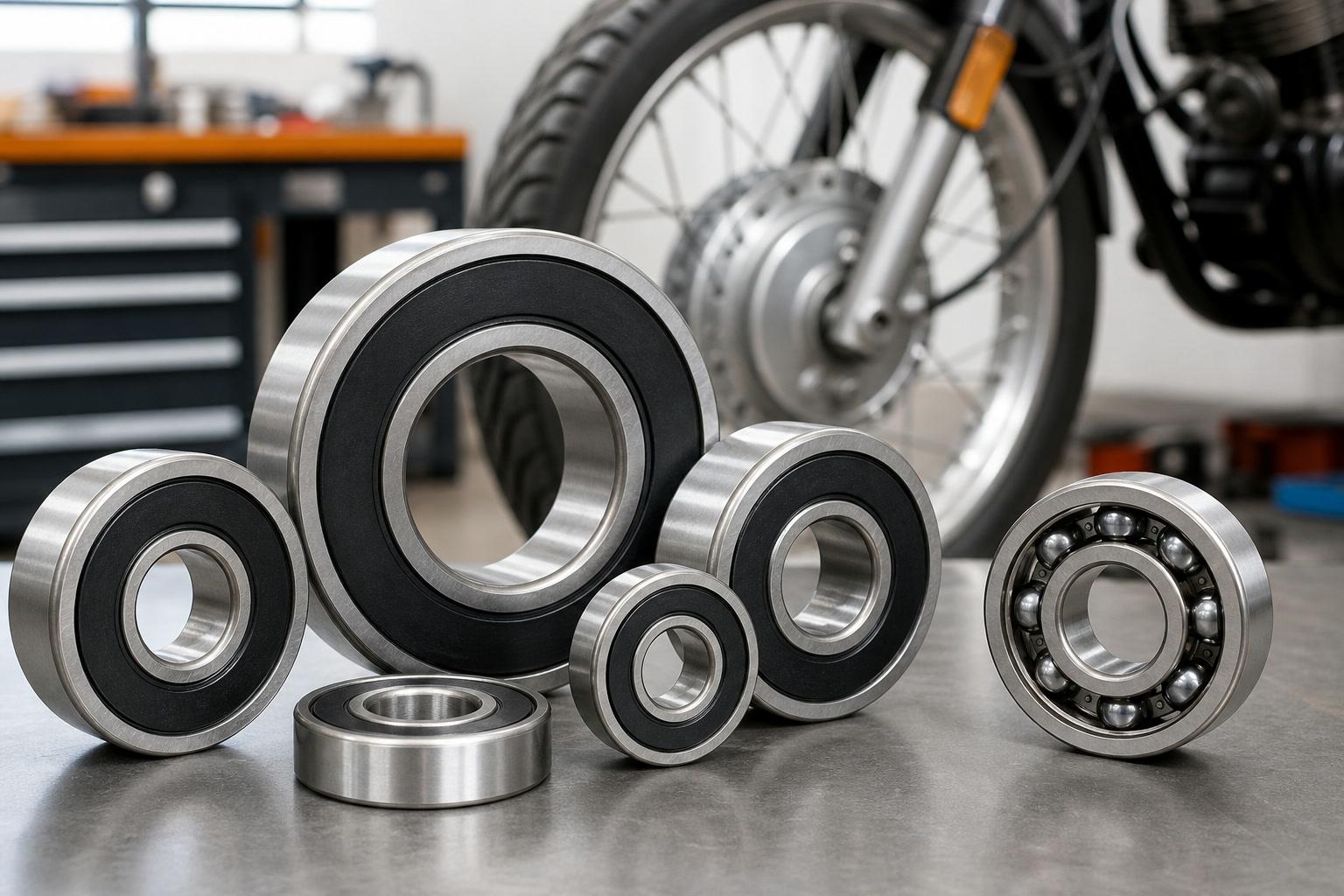 Motorcycle Bearings product range and application